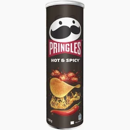 Pringles Hot & Spicy 165g.