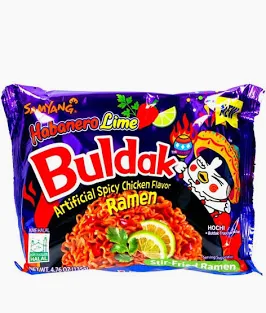 Samyang Hot Chicken Habanero Lime