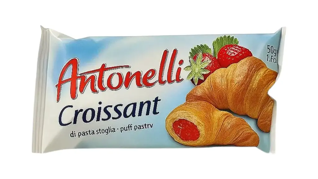 Jordbær croissant
