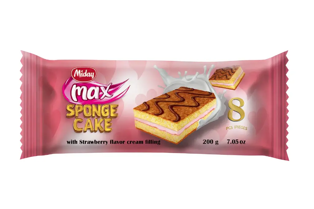 Mindy max sponge cake strawberry