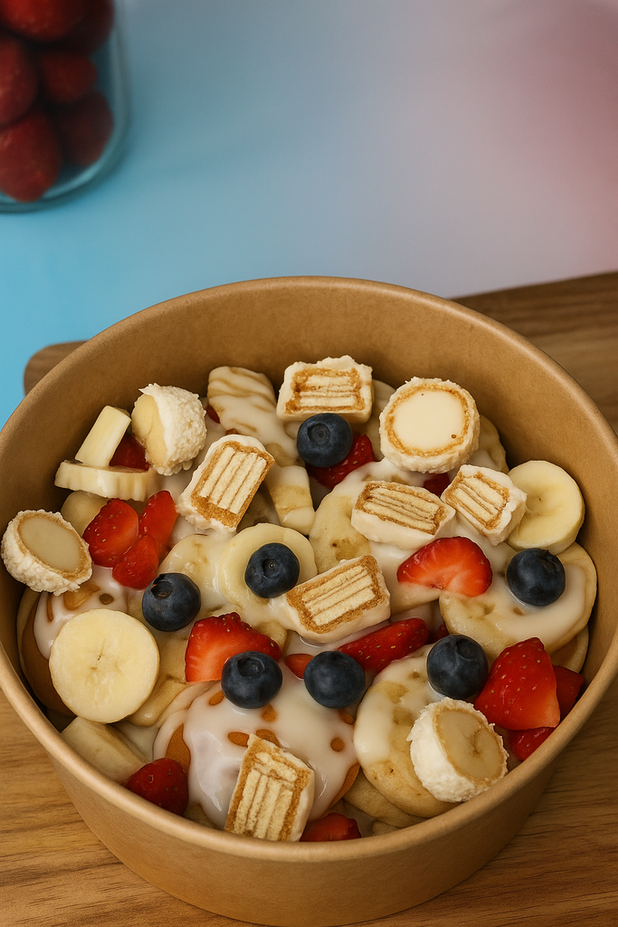 Hvid Chokolade Pandekage (Mini)