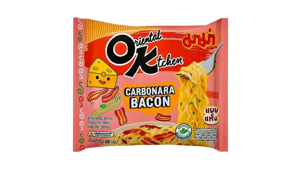Oriental Kitchen Carbonara Bacon Instant Noodles 