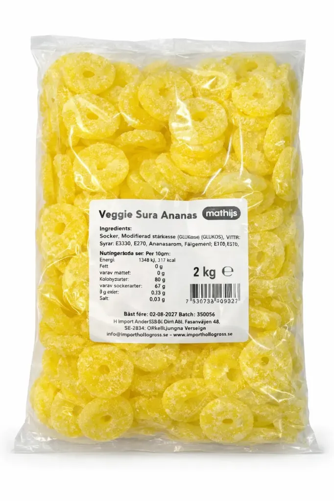 Matthijs Veggie Sura Ananas Rings