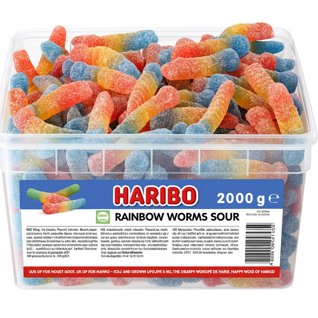 Haribo Rainbow Worms Sour