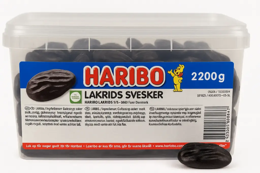Haribo Lakrids Svesker (50 g)