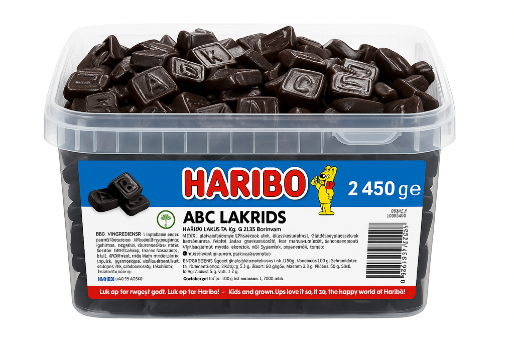 Haribo ABC Lakrids (50 g)
