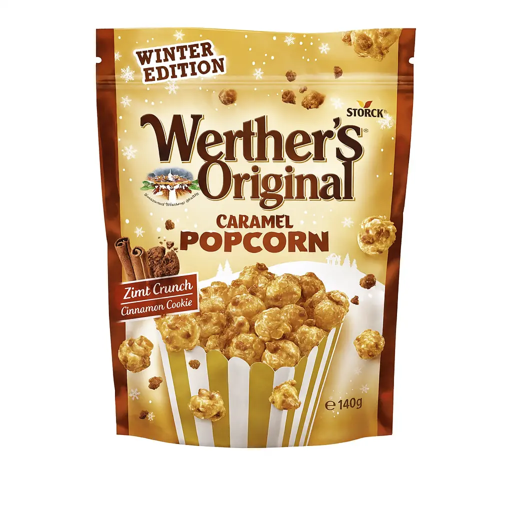 Werther’s Original Caramel Popcorn Winter Edition (Cinnamon Cookie)