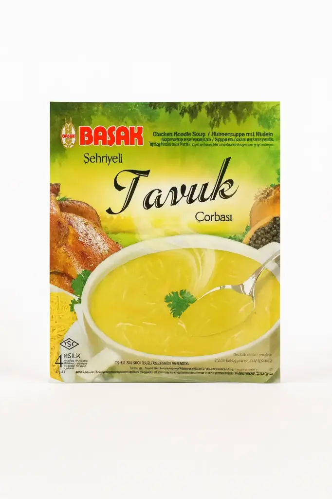 Basak Sehriyeli Tavuk Çorbası (Kyllingesuppe med nudler)