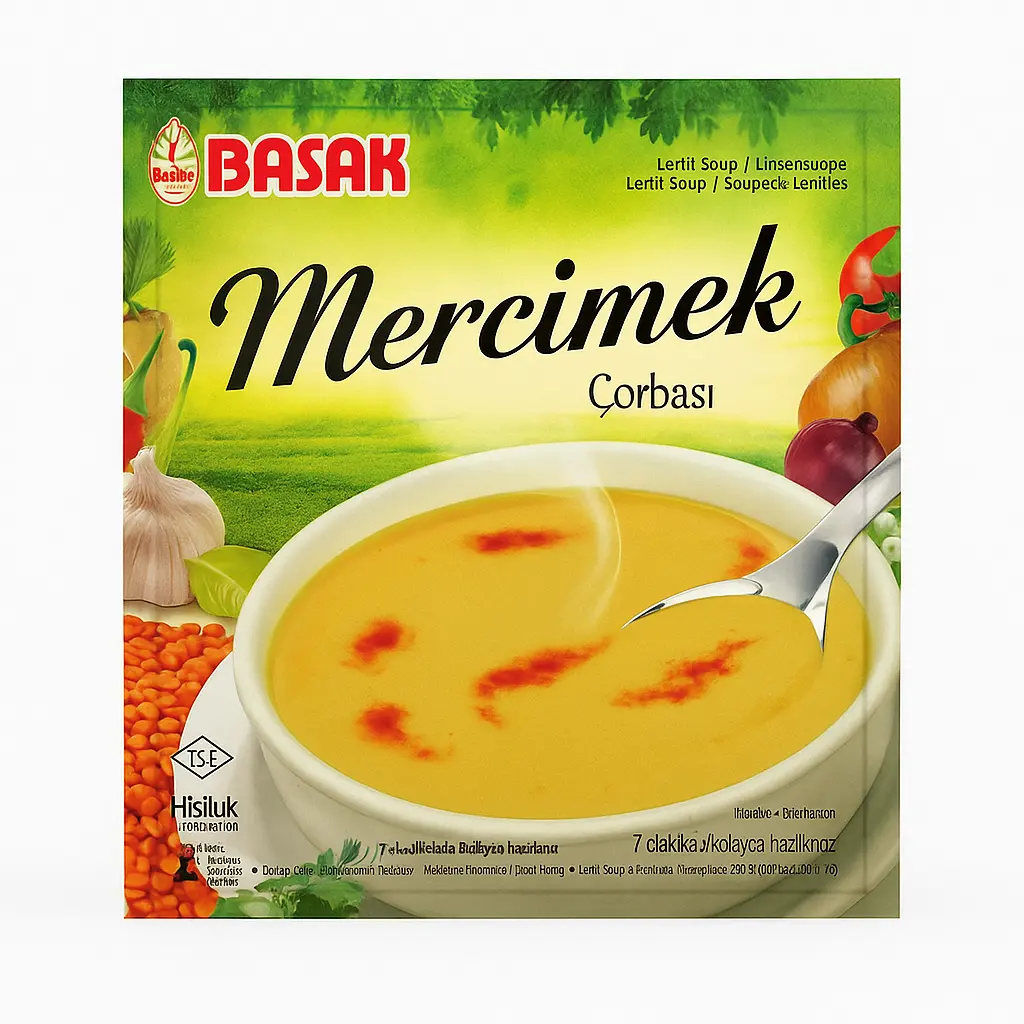 Basak Mercimek Çorbası (Rød linsesuppe)