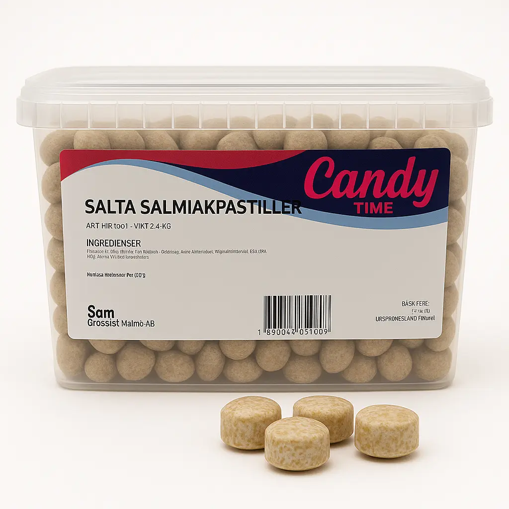 Candy Time Salta Salmiakpastiller (Dåse)