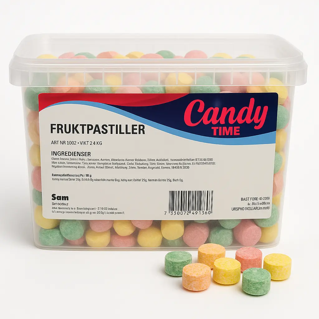 Candy Time Fruktpastiller (Dåse)