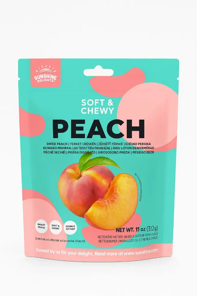 Sunshine Delights Soft & Chewy Peach
