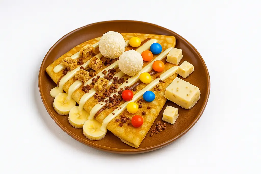 Hvid Chokolade Crêpe 