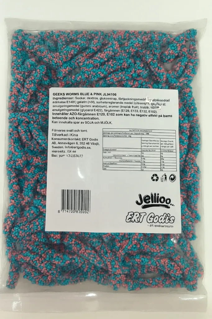 Geeks Worms Blue & Pink (50 g)