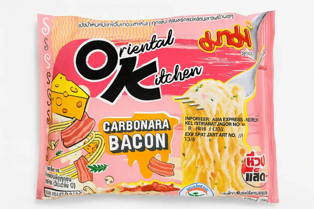 Mama Oriental Kitchen Noodles Carbonara Bacon