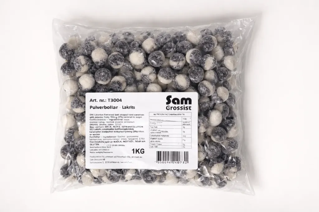 Pulverbollar Lakrids (Dåse)