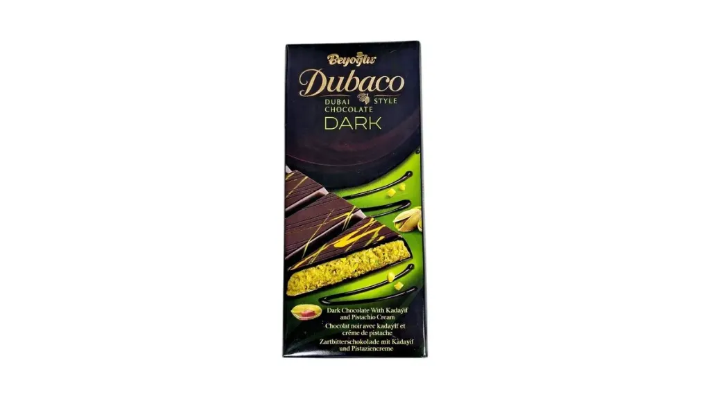Dubai Dark Chocolate med Kadaif og Pistaciecreme
