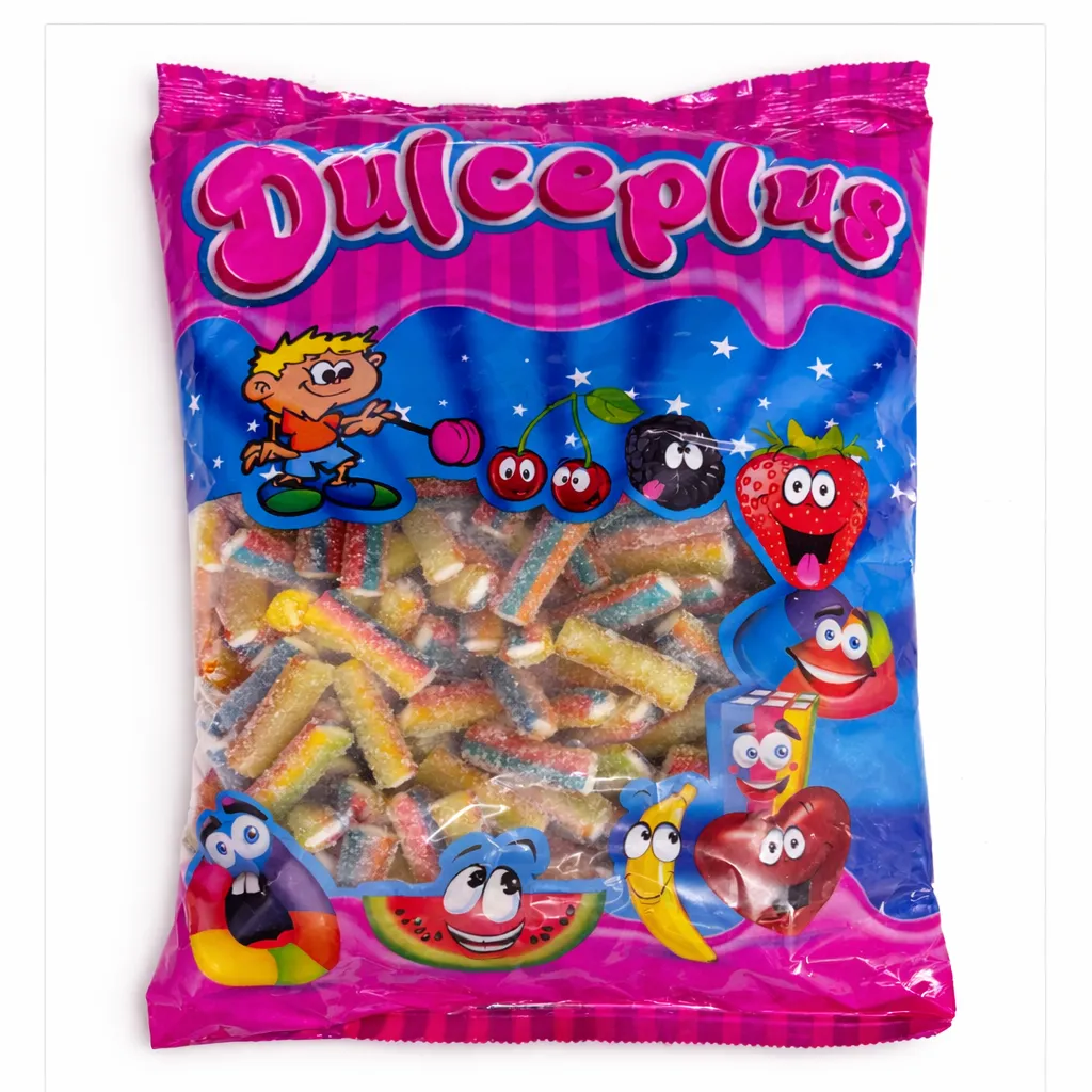 Dulceplus Mini Sour Rainbow Filled Pencils (50 g)