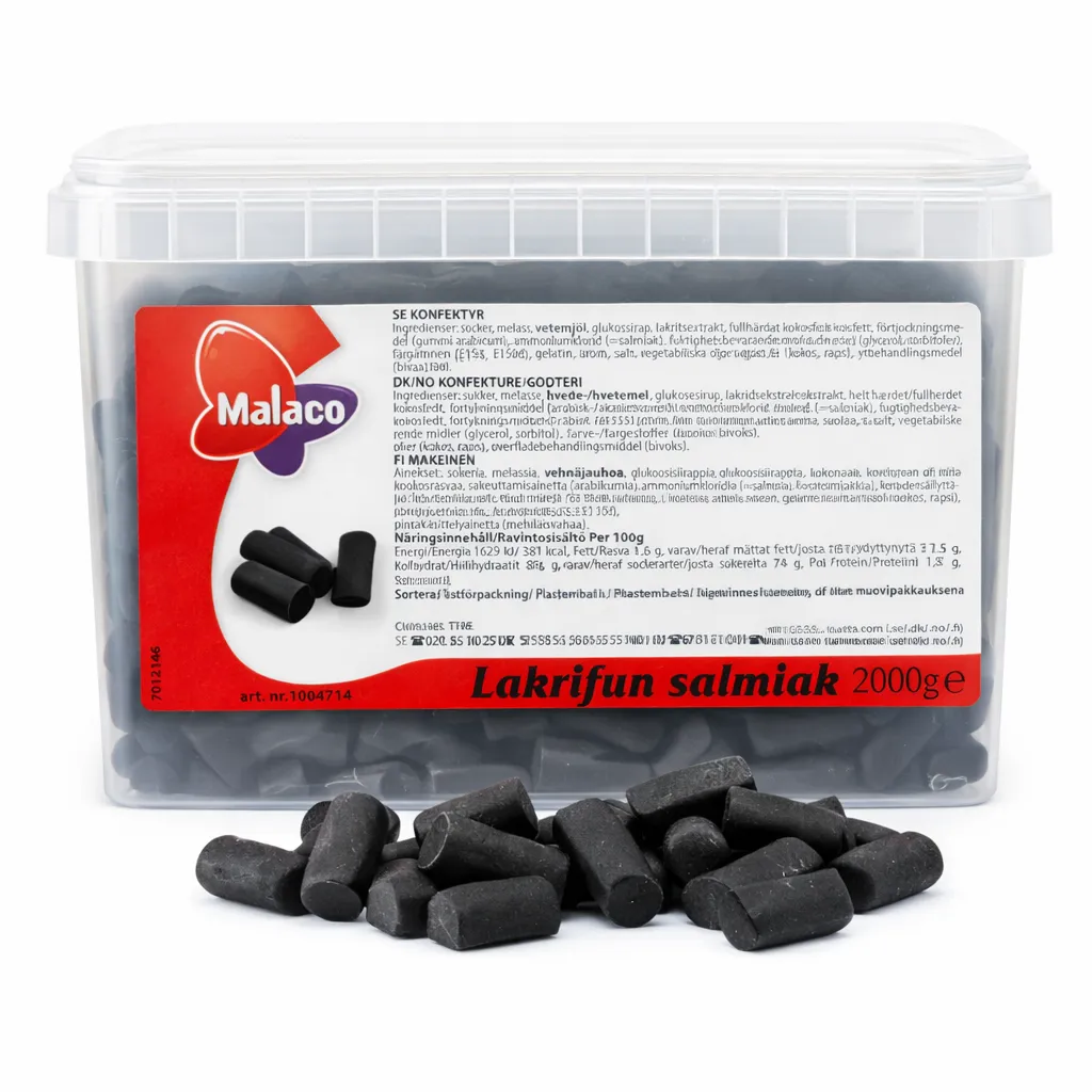 Malaco Lakrifun Salmiak (2000g)