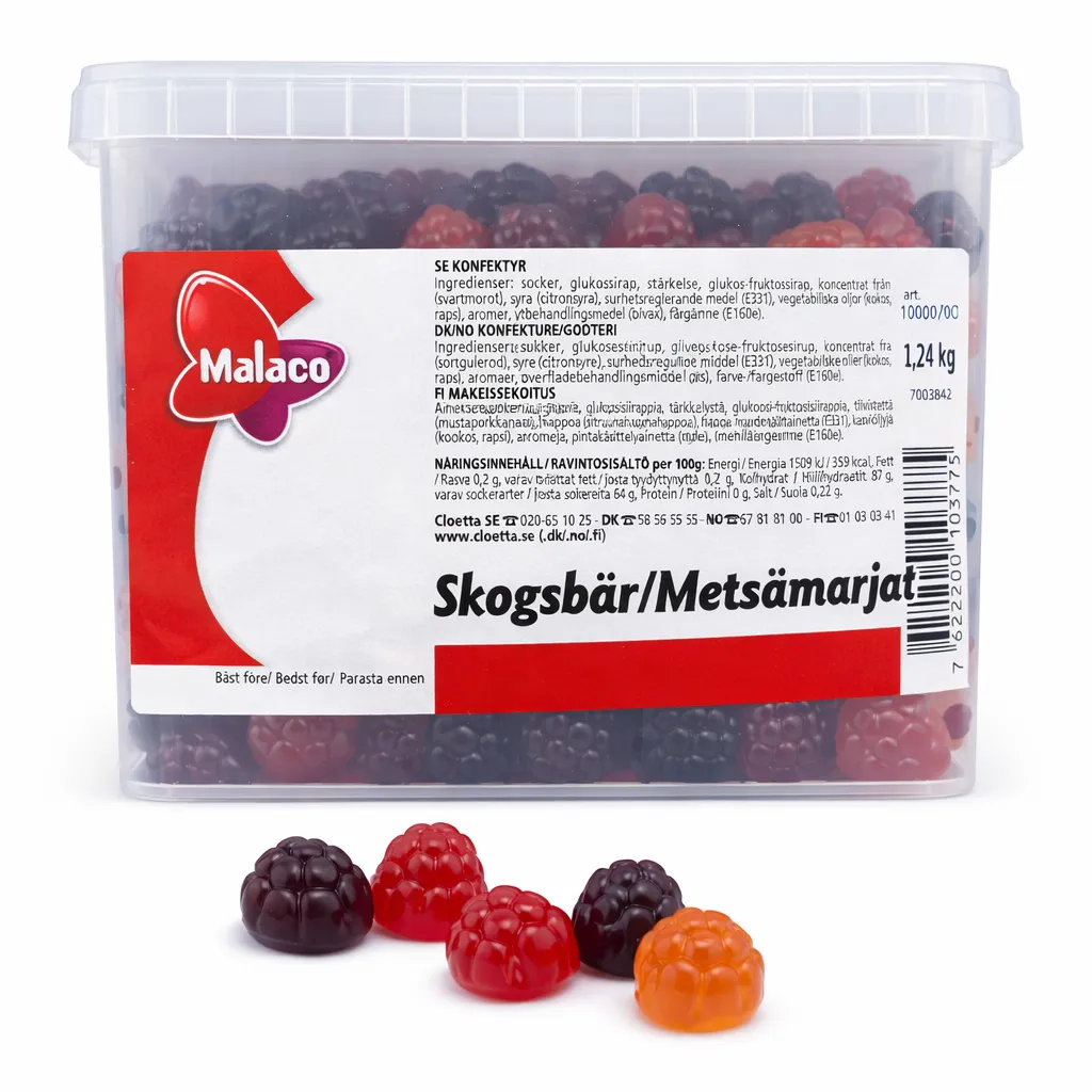 Malaco Skogsbär / Metsämarjat (50 g)