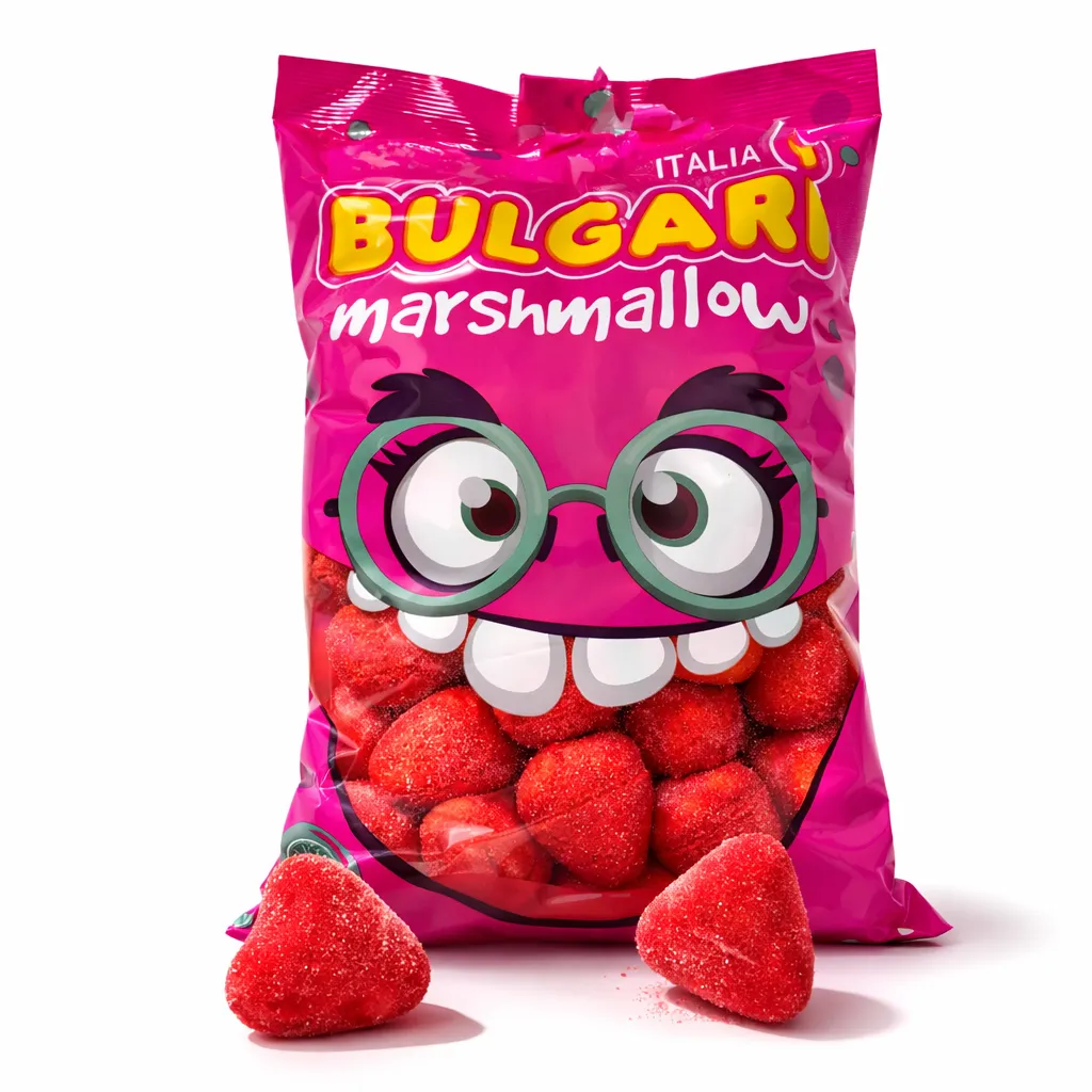Bulgari Marshmallow Jordbær (50 g)