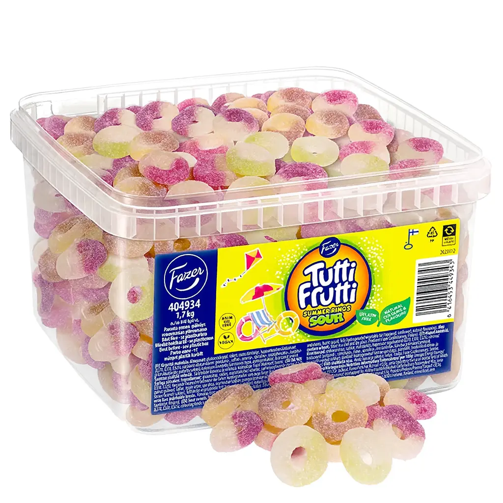 Fazer Tutti Frutti Summer Rings Sour (50 g)