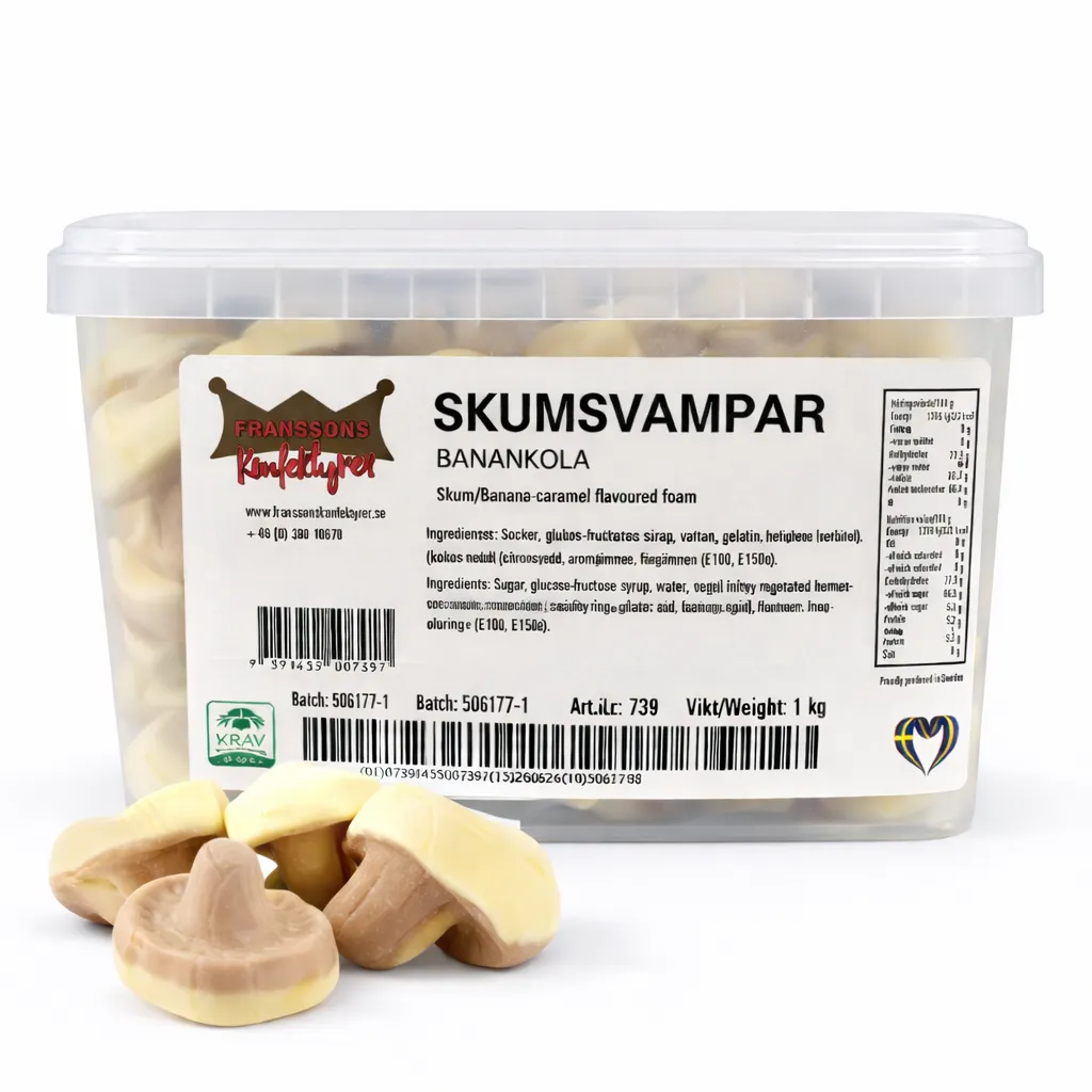 Skumsvampe Banankaramel (50 g)